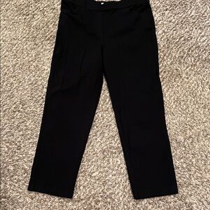 Alfred Dunner Classic Black Ankle Pants